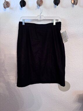 Bice NEW Wool Pencil Skirt 14 Elevated Basic Office Preppy Workwear Winter Fall